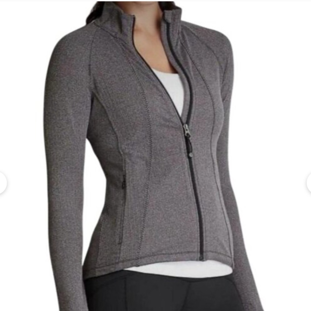 Athleta Herringbone Full Zip Jacket Size S